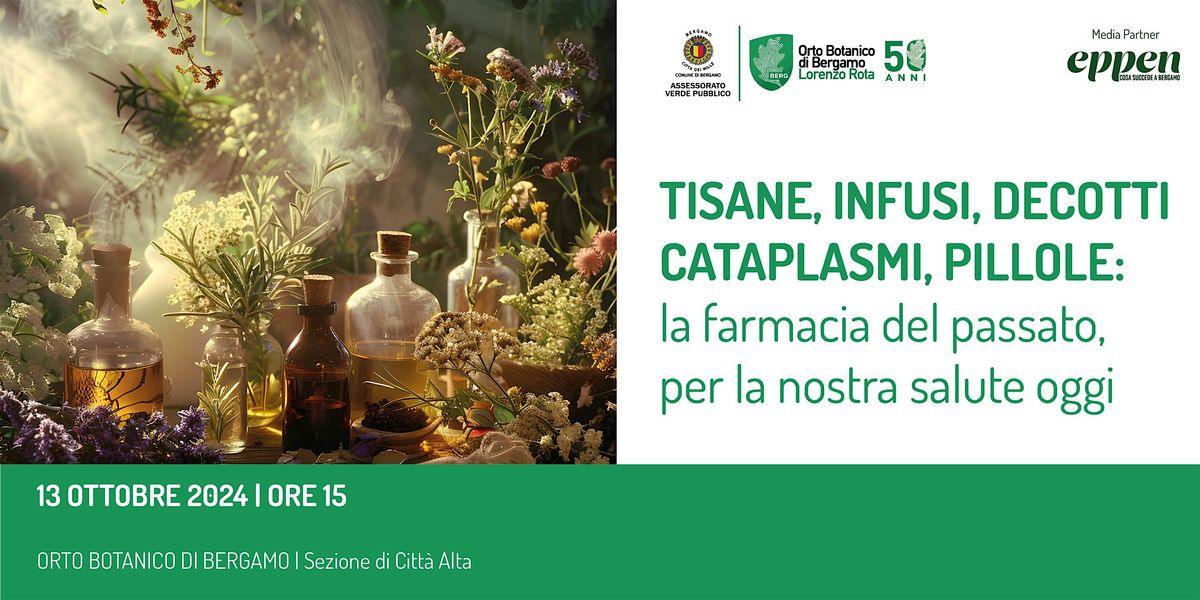 Tisane, infusi... la farmacia del passato, per la nostra salute oggi.