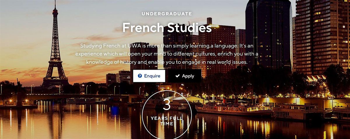 French WACE preparation workshop with UWA