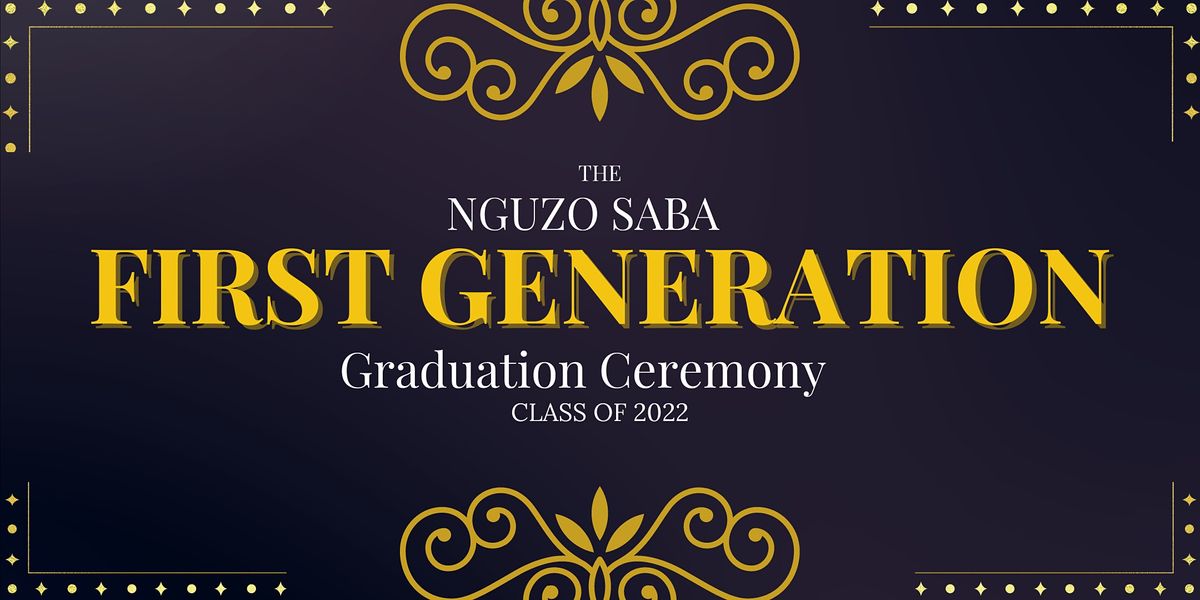 First-Generation Graduation Ceremony