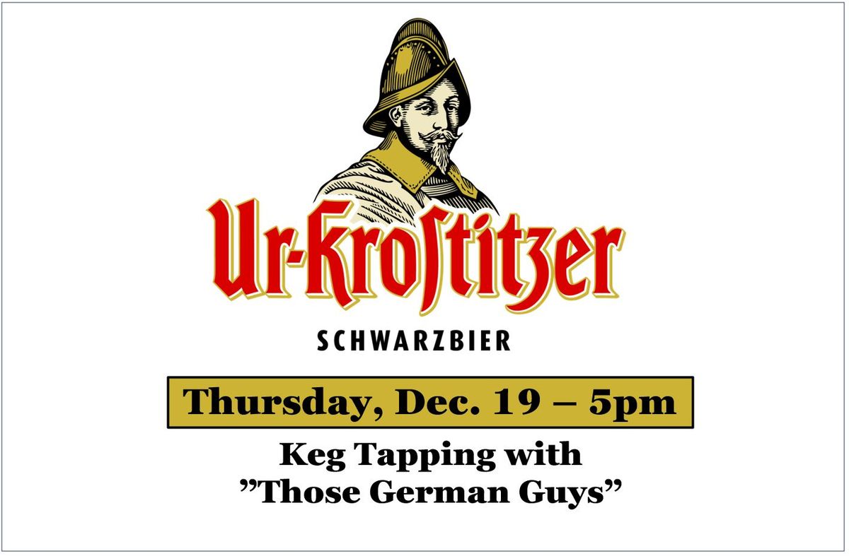 Keg Tapping with \u201cThose German Guys\u201d