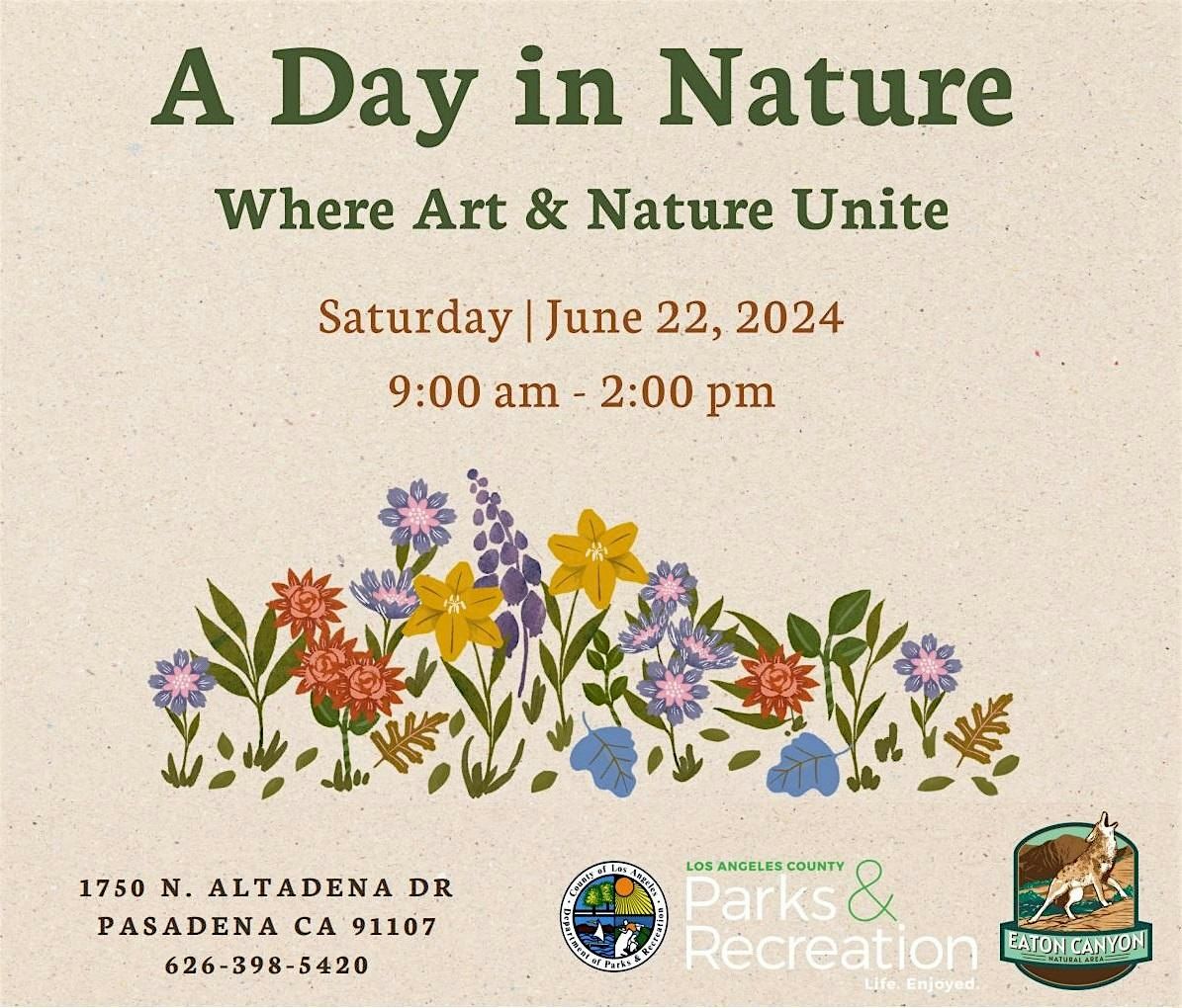 Save the Date: A Day in Nature at Eaton Canyon (no rsvp required)