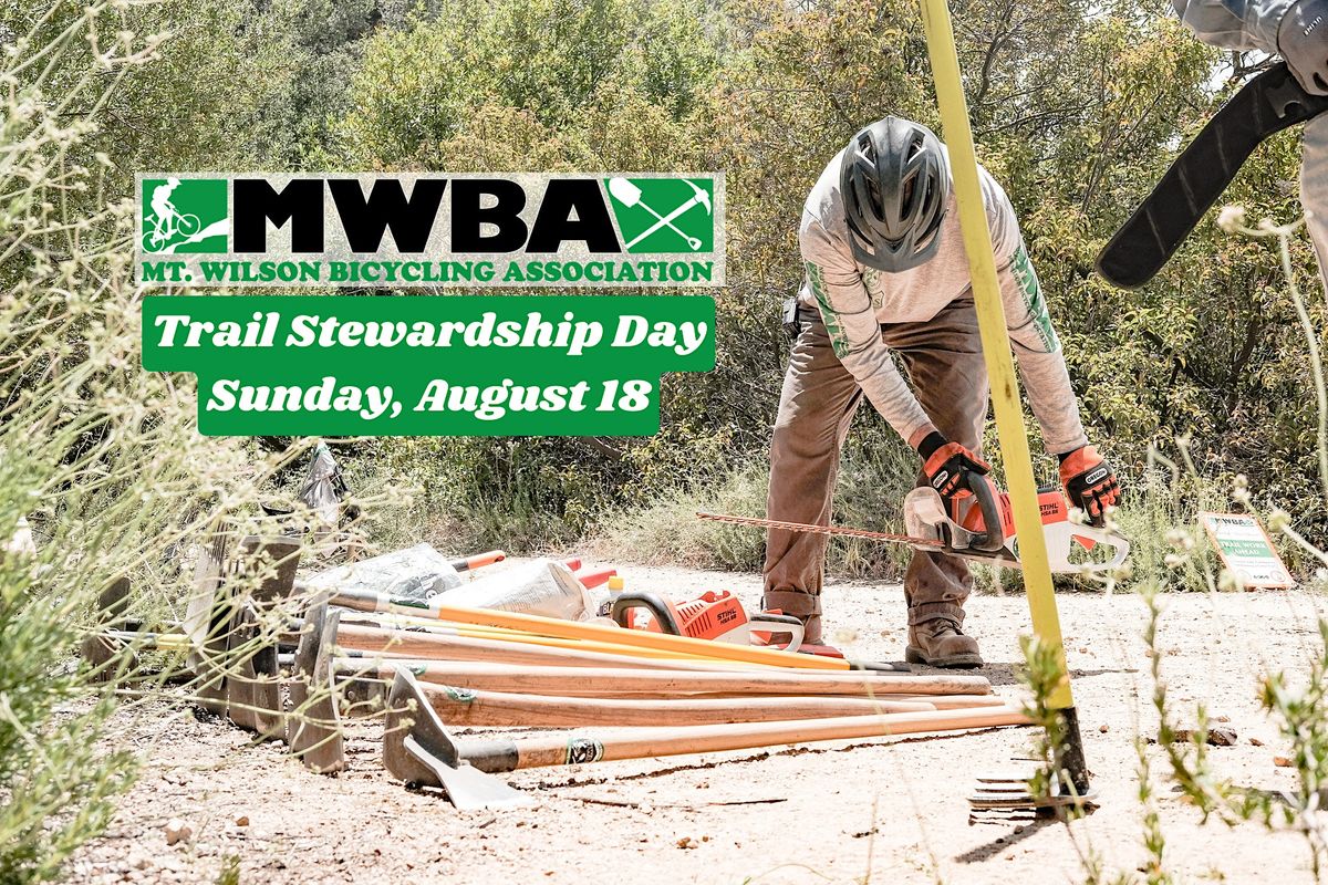 MWBA August Stewardship Day on TBD Trail