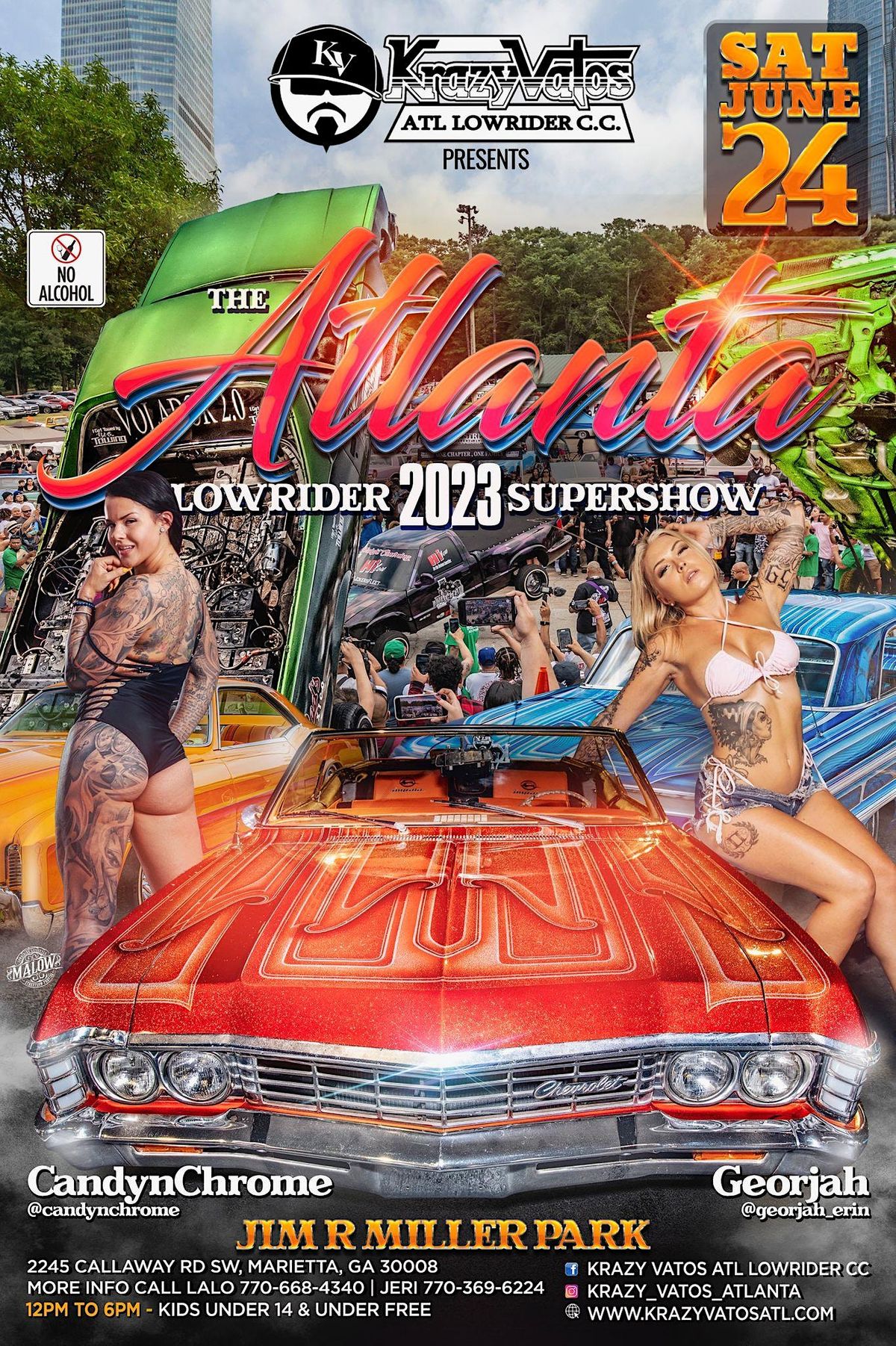Atlanta Lowrider SuperShow 2023, Jim R. Miller Park & Event Center