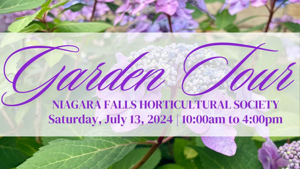Niagara Falls Horticultural Society Garden Tour