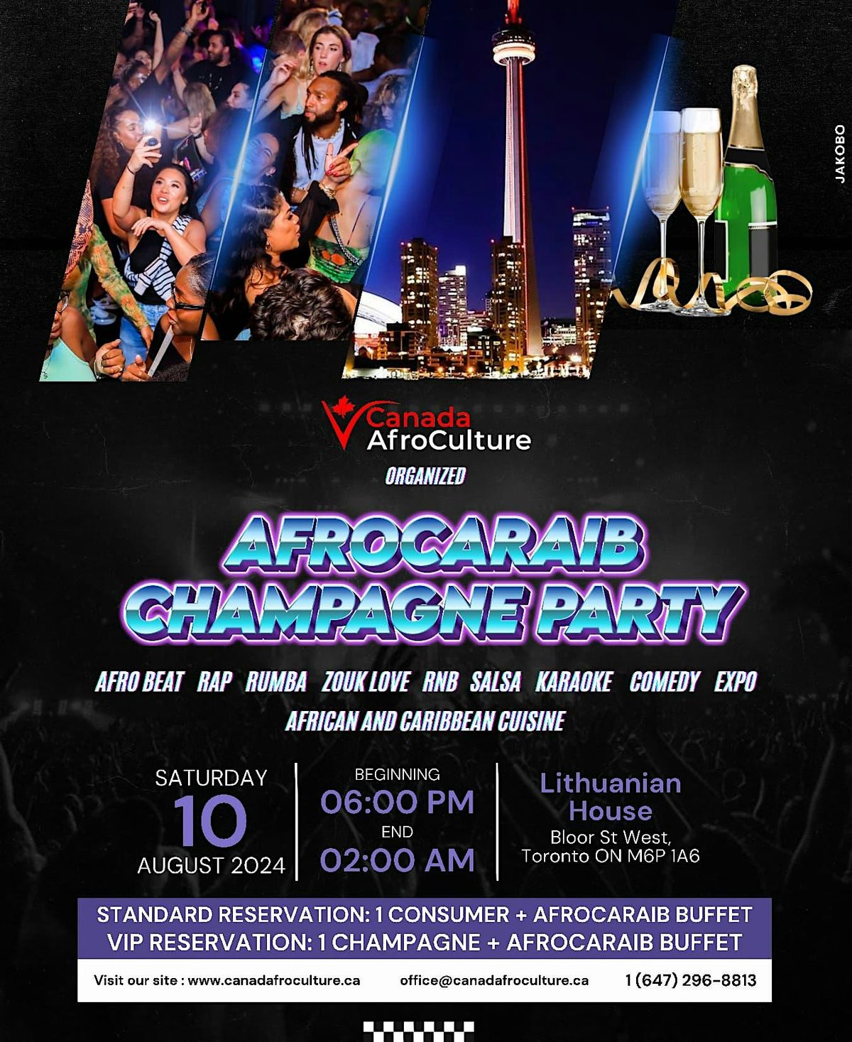 AFROCARAIB CHAMPAGNE PARTY
