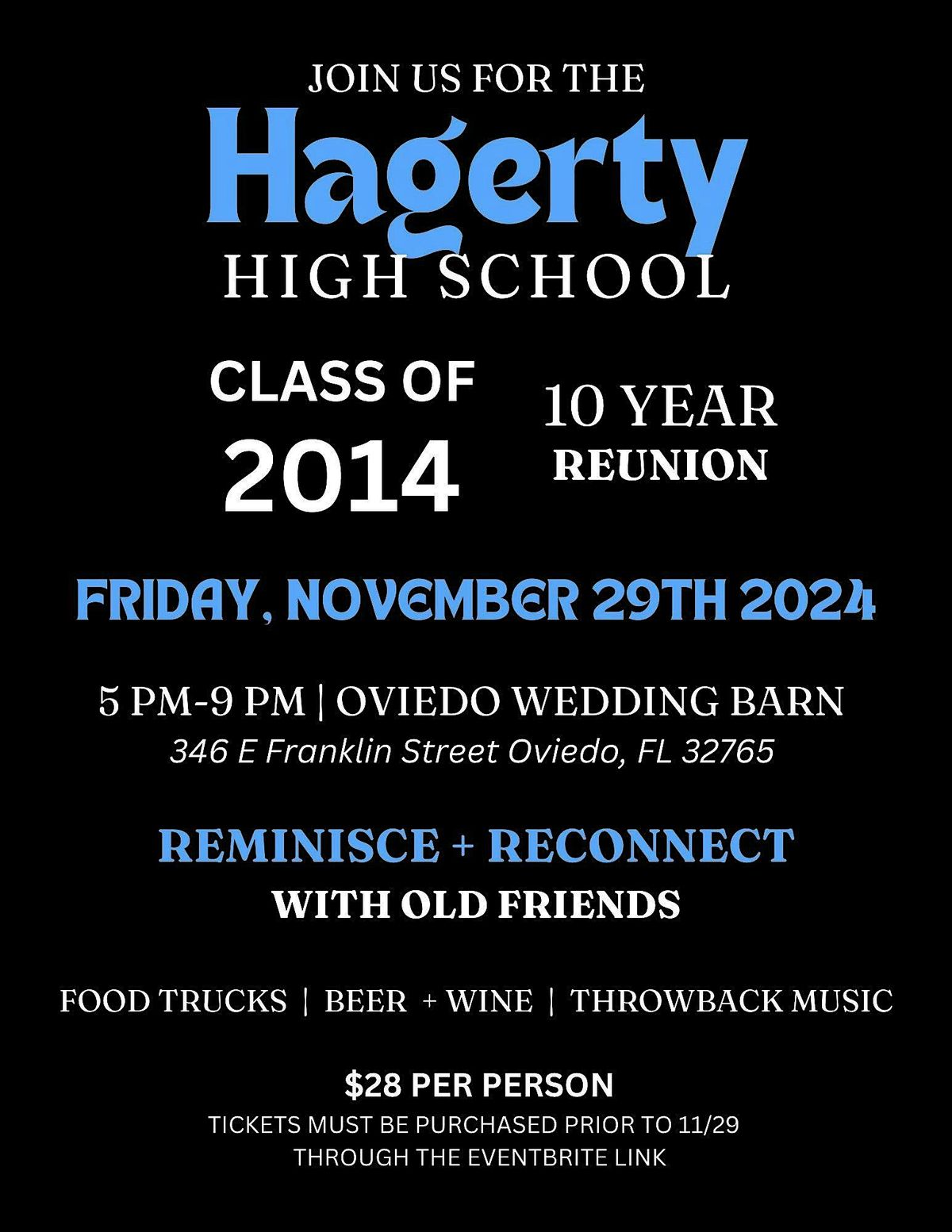 Hagerty High School Class of 2014 | 10 Year Reunion