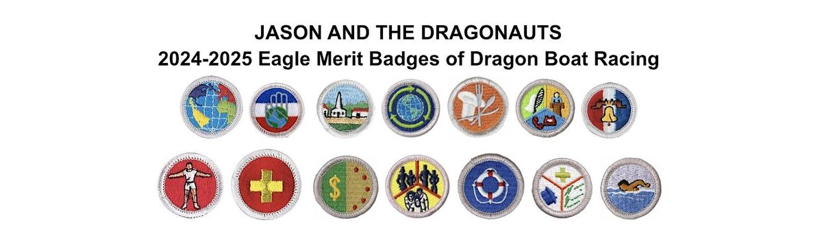 2024-2025 Merit Badges of Dragon Boat Racing