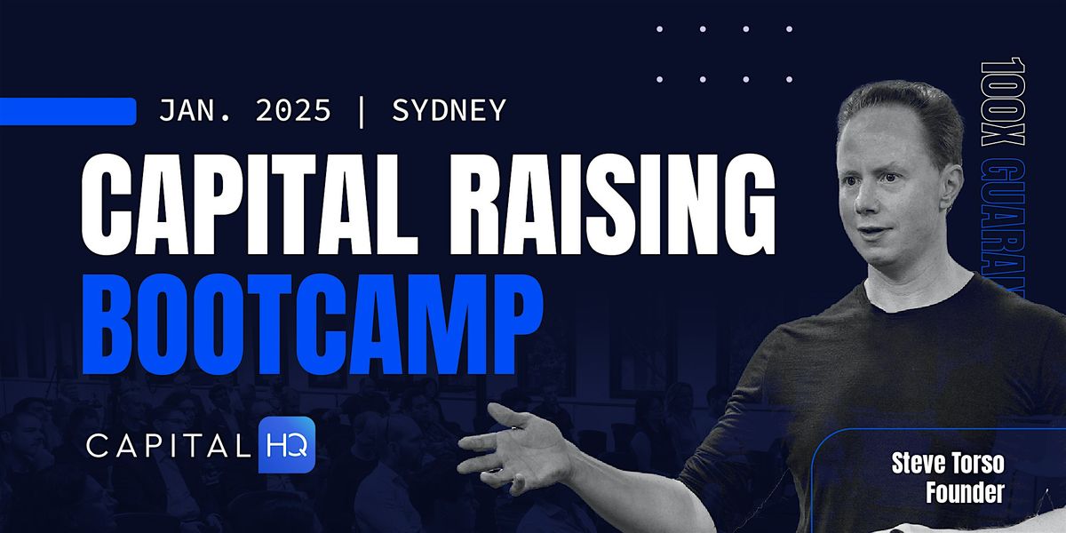 Capital Raising Bootcamp - Sydney