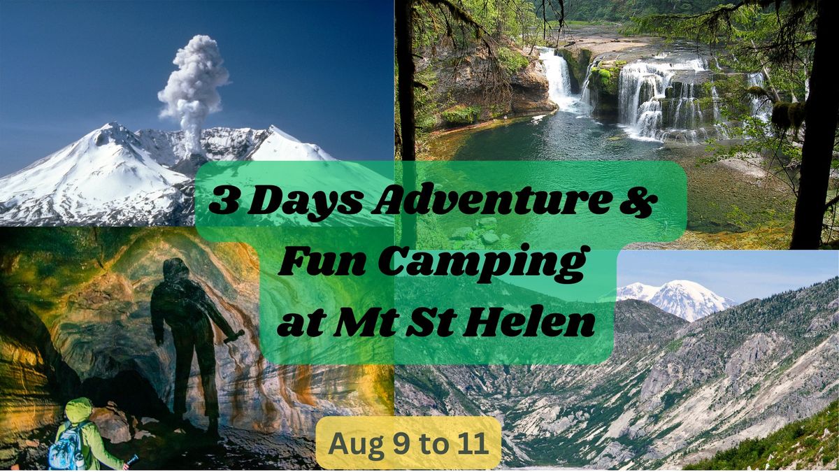 3 Days Camping and Exploring Amazing Mt St Helen!
