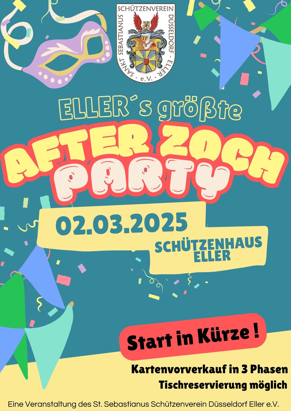 \ud83c\udfad AFTER ZOCH PARTY - Die gr\u00f6\u00dfte in Eller \ud83c\udf89 