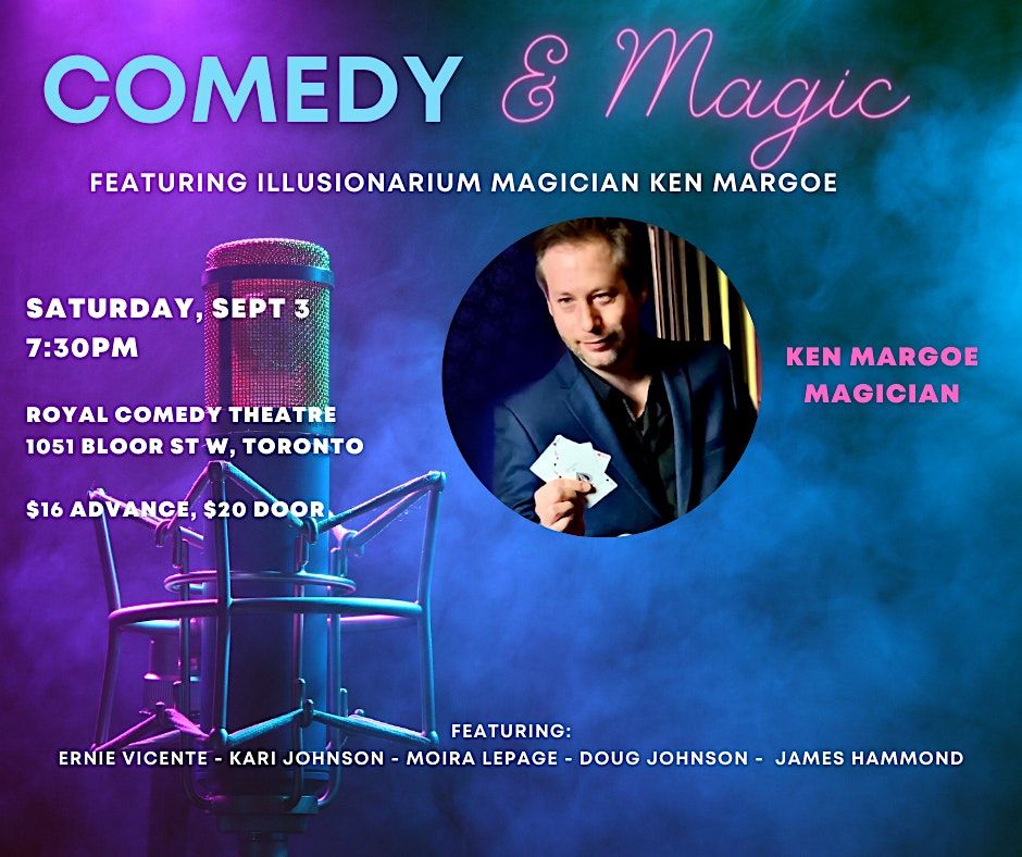 An evening of Comedy and Magic - Featuring Illusionarium's Ken Margoe