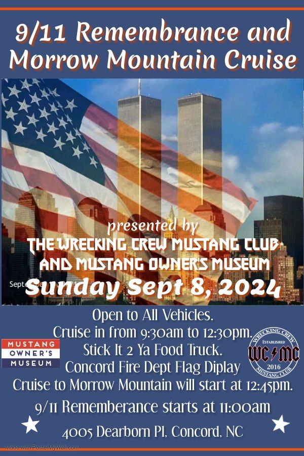 9\/11 Remembrance and Morrow Mountain Cruise