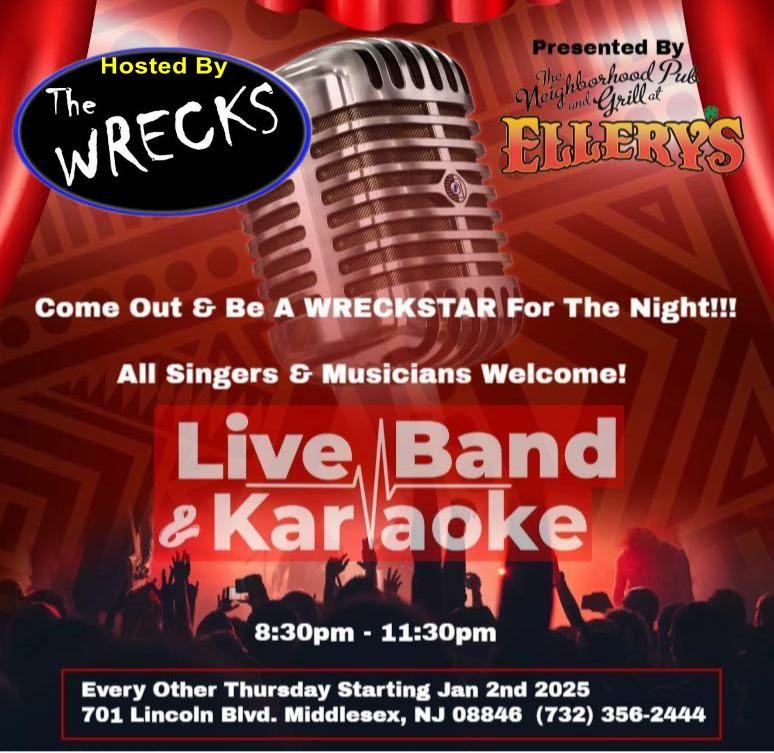 LIVE BAND KARAOKE w\/The WRECKS