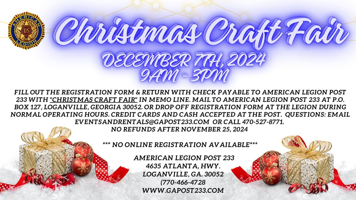 Christmas Craft Fair