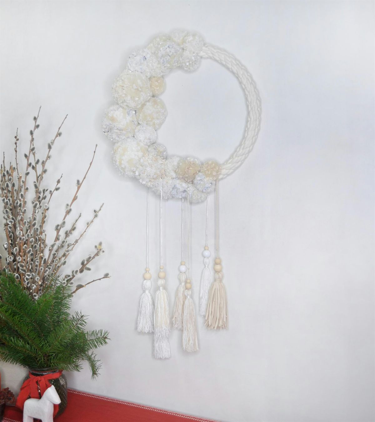 Pom Pom Wreath Workshop with Eco Materials