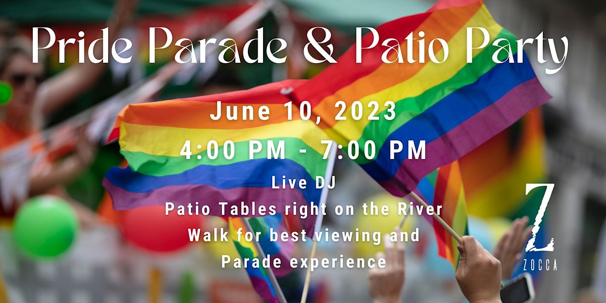 Pride River Parade & Patio Party