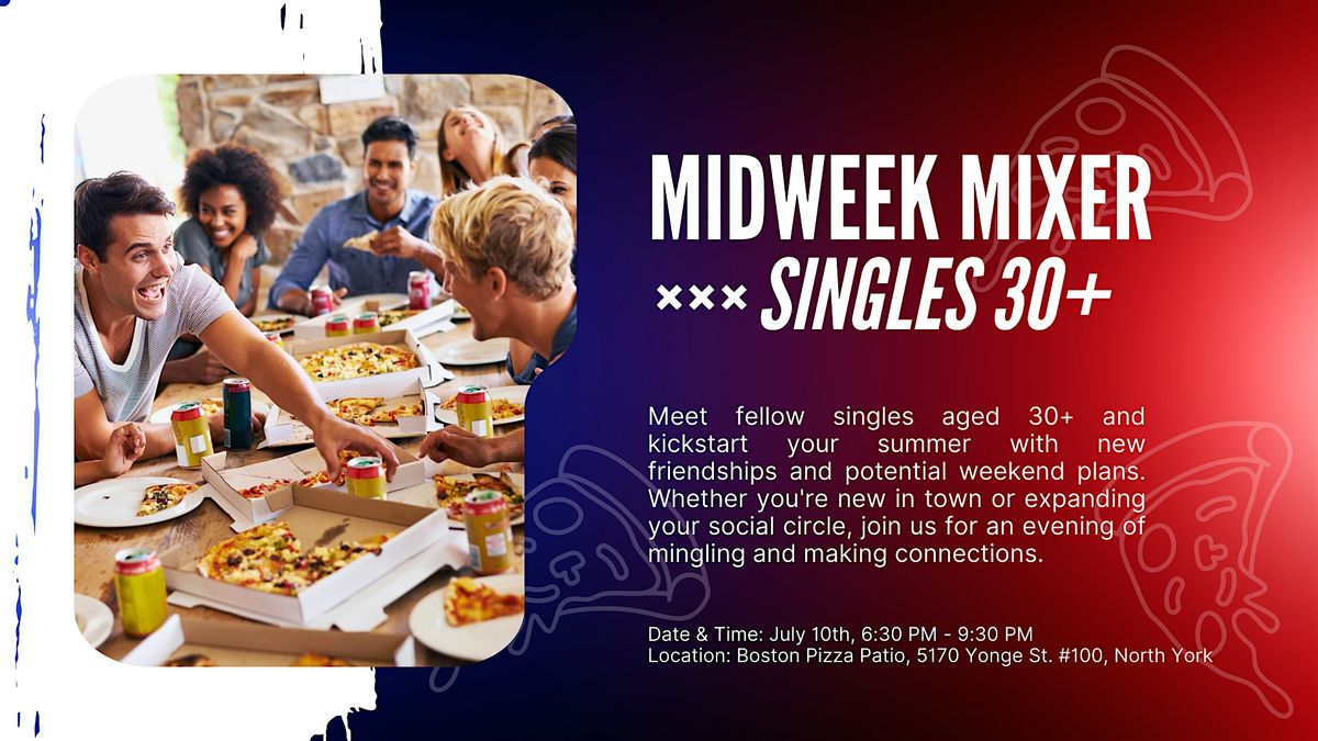 Midweek Chill & Mingle - Singles 30+ Mixer