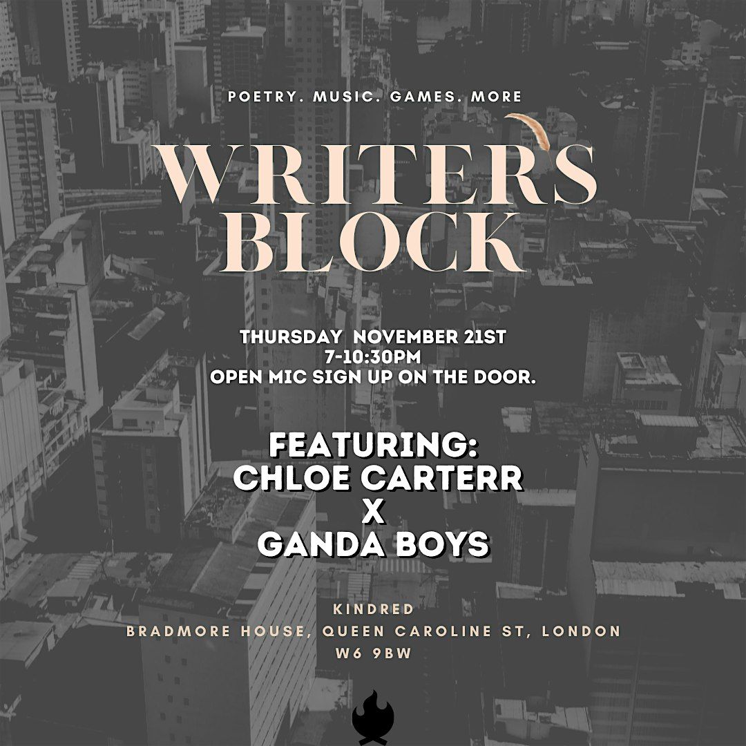 Writer's Block November 21st