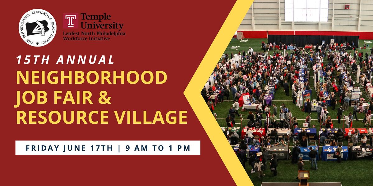 15th Annual Neighborhood Job Fair & Resource Village