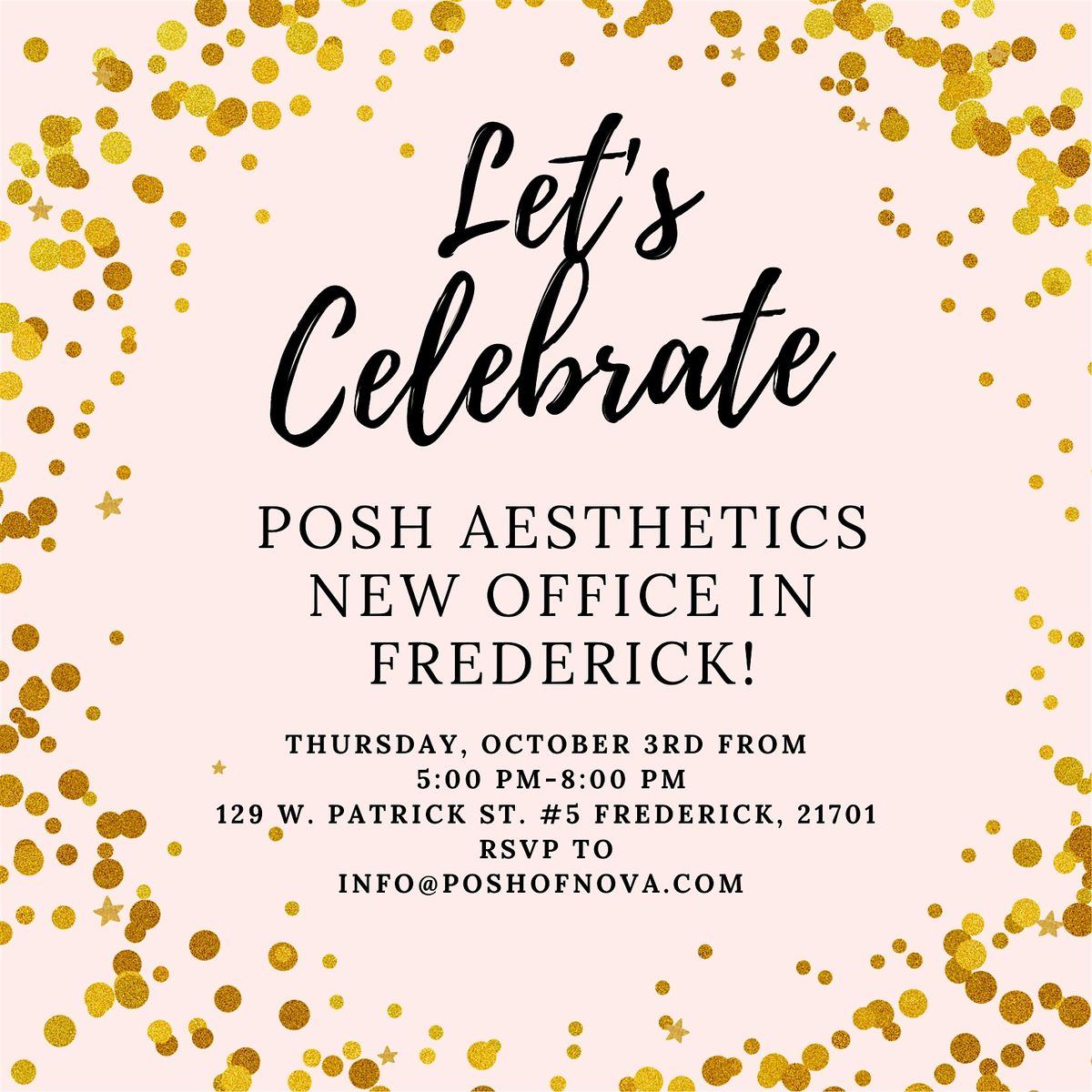 Posh Aesthetics - Downtown Frederick Medspa Grand Opening