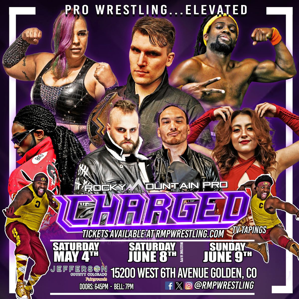 Rocky Mountain Pro "Charged" TV Taping - Pro Wrestling...ELEVATED!