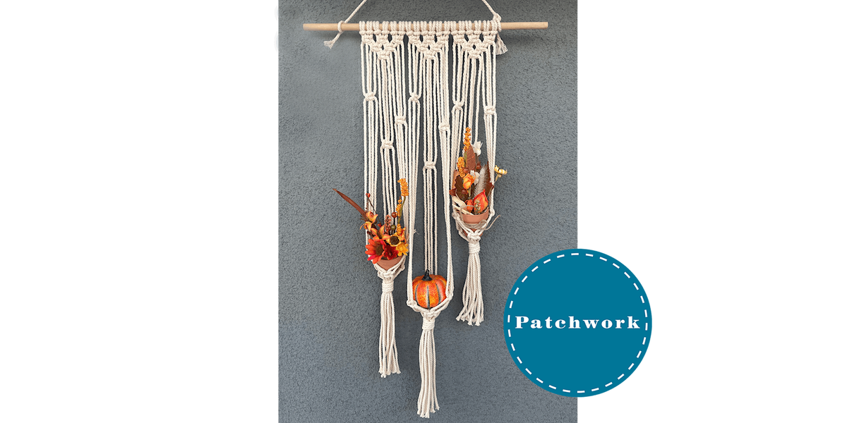 Patchwork Presents Macrame Fall Plant Wall Hanging Craft Workshop