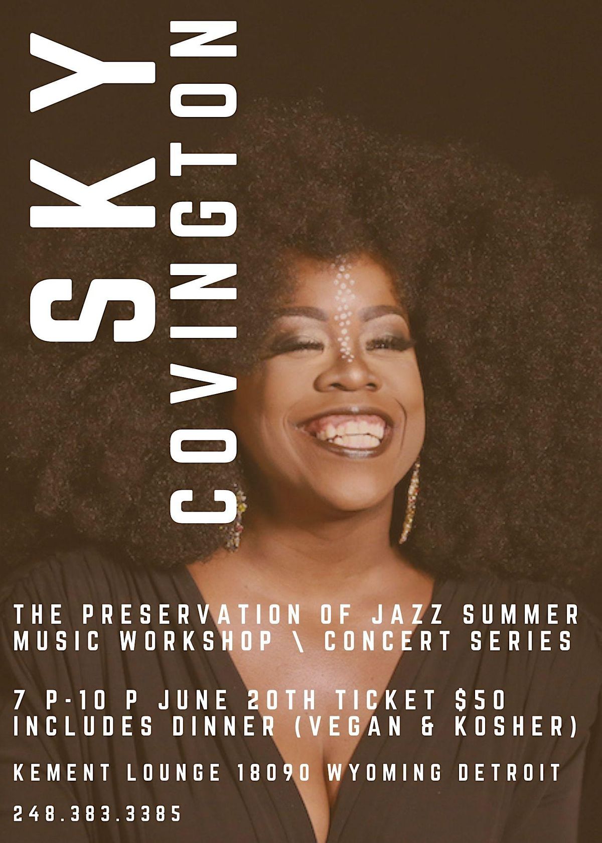 The Preservation of Jazz Summer Music Workshop Guest Speaker Sky Covington