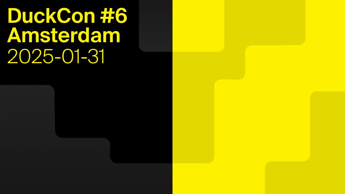 DuckCon #6 \u2013 Amsterdam