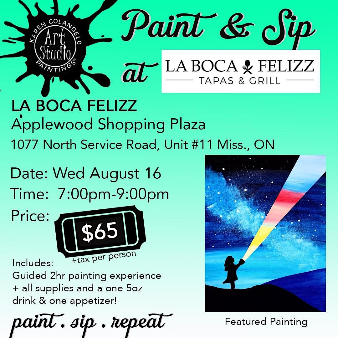 Paint & Sip Event