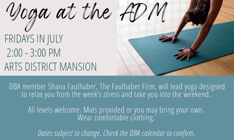 Yoga Fridays at the ADM