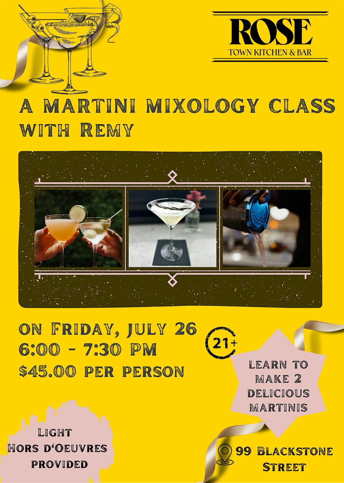 Martini Mixology Class