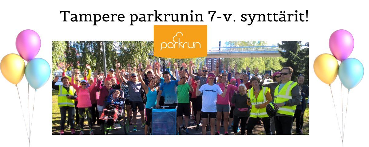 Tampere parkrunin 7-v. syntt\u00e4rit