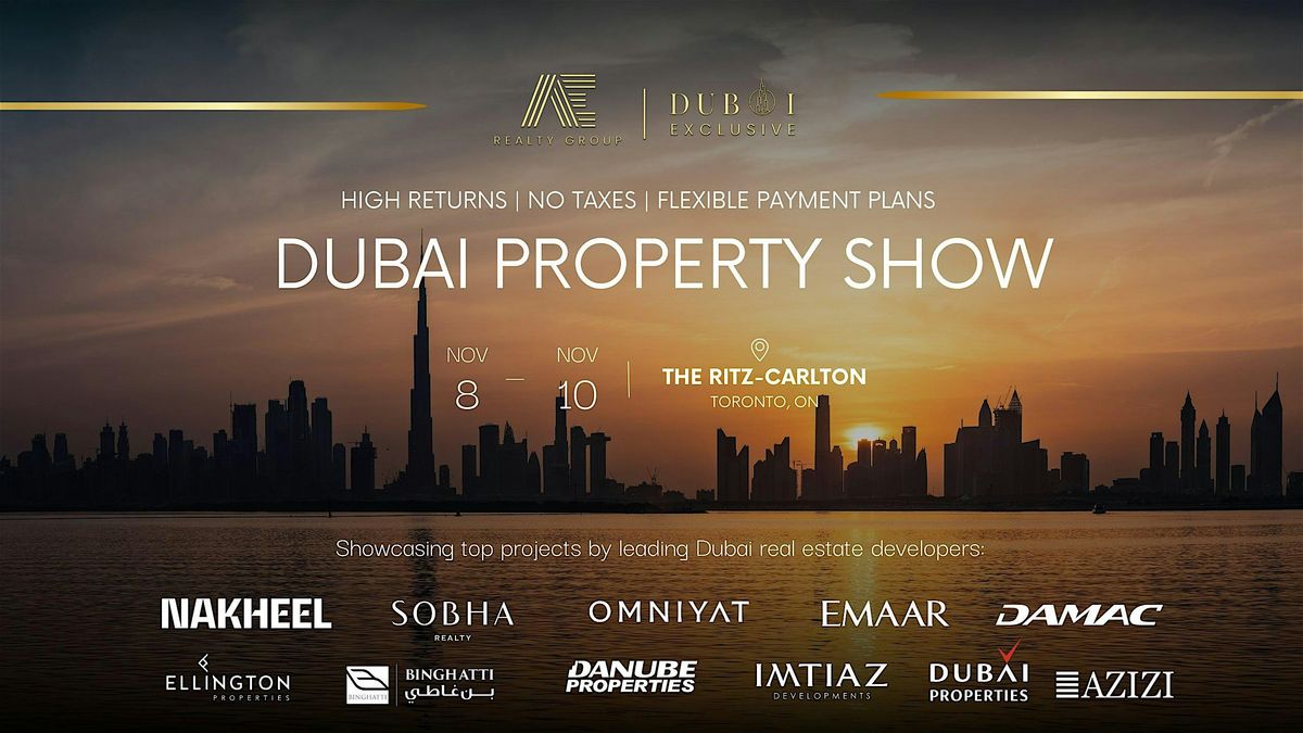 Dubai Property Show in Toronto