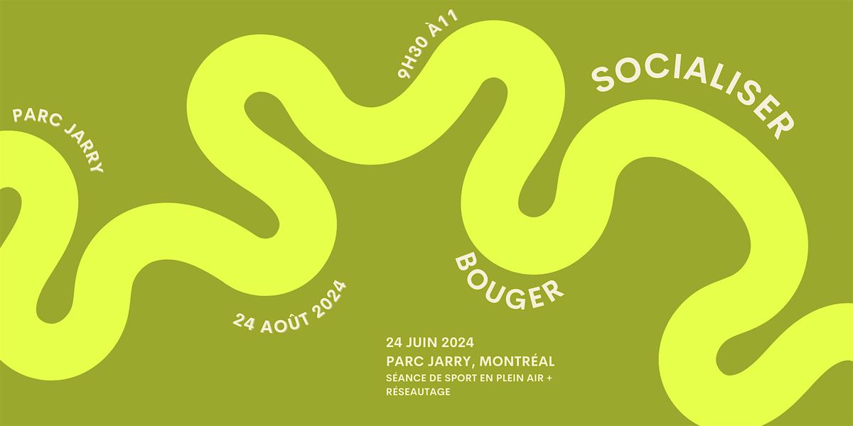 Bouger & Socialiser: S\u00e9ance de Sport en Plein Air + R\u00e9seautage Parc Jarry