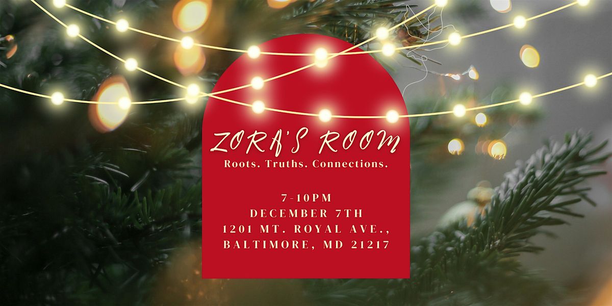 Zora's Room: Anywhere But Home For The Holidays