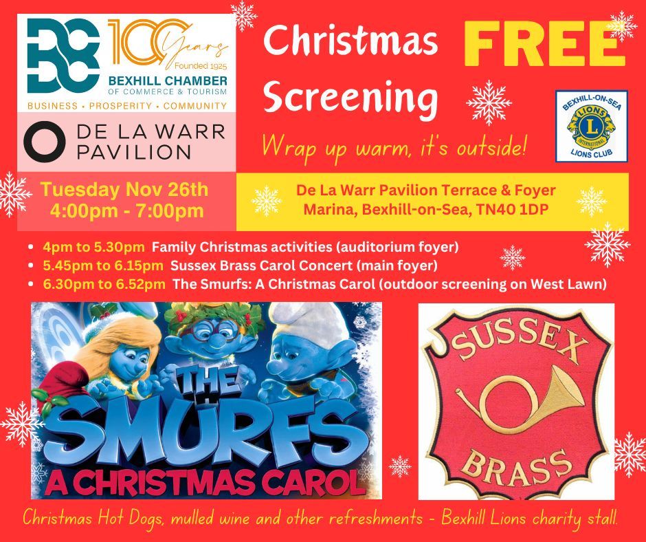 Bexhill Chamber FREE CHRISTMAS SCREENING for all the family