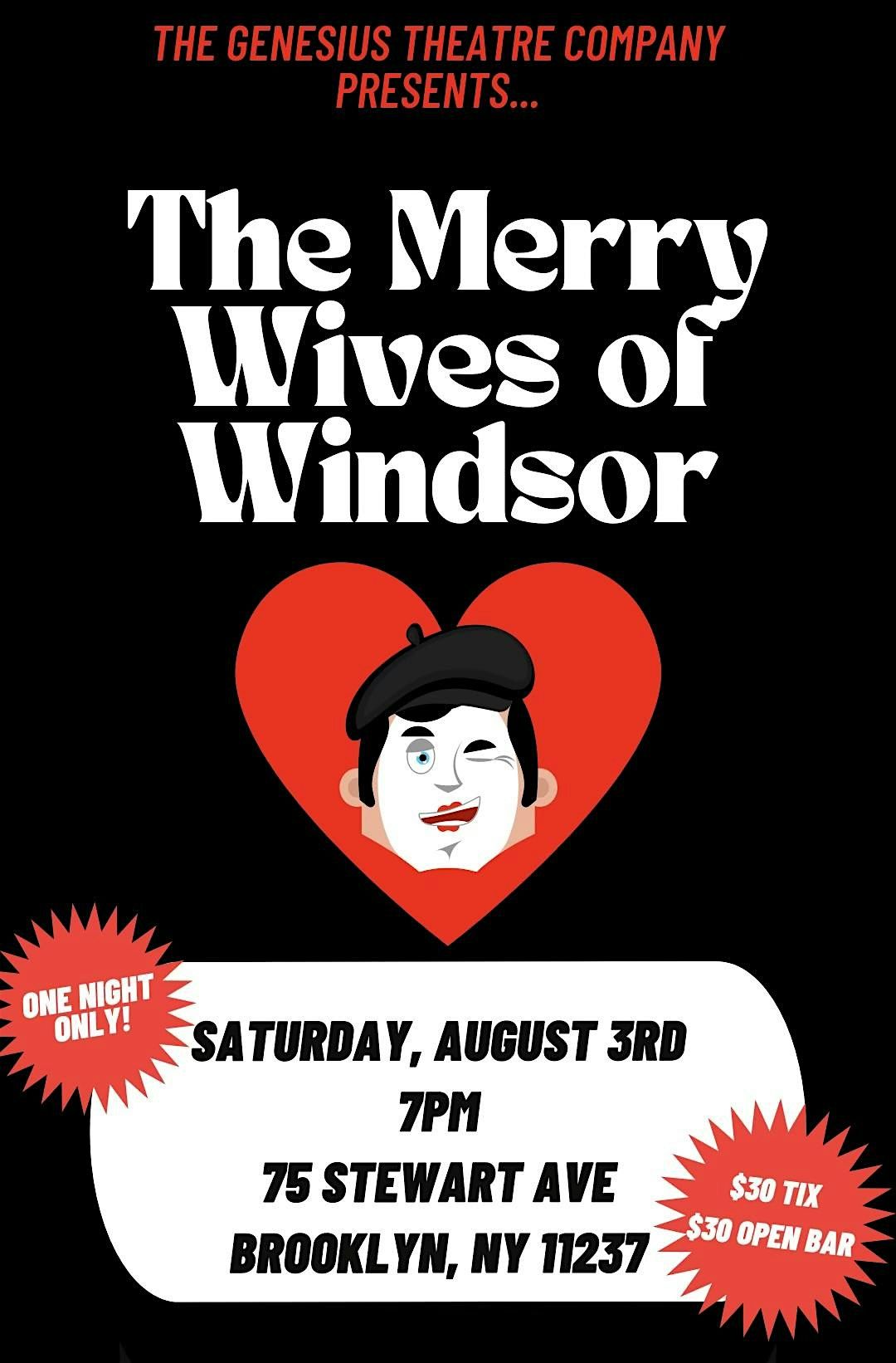 The Merry Wives of Windsor by The Genesius Theatre Company