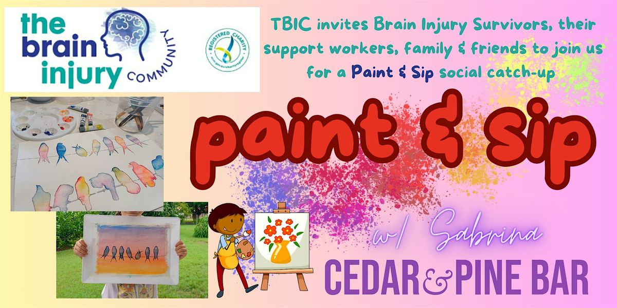 TBIC Paint and Sip Watercolour Workshop at Cedar & Pine Bar - Wynnum