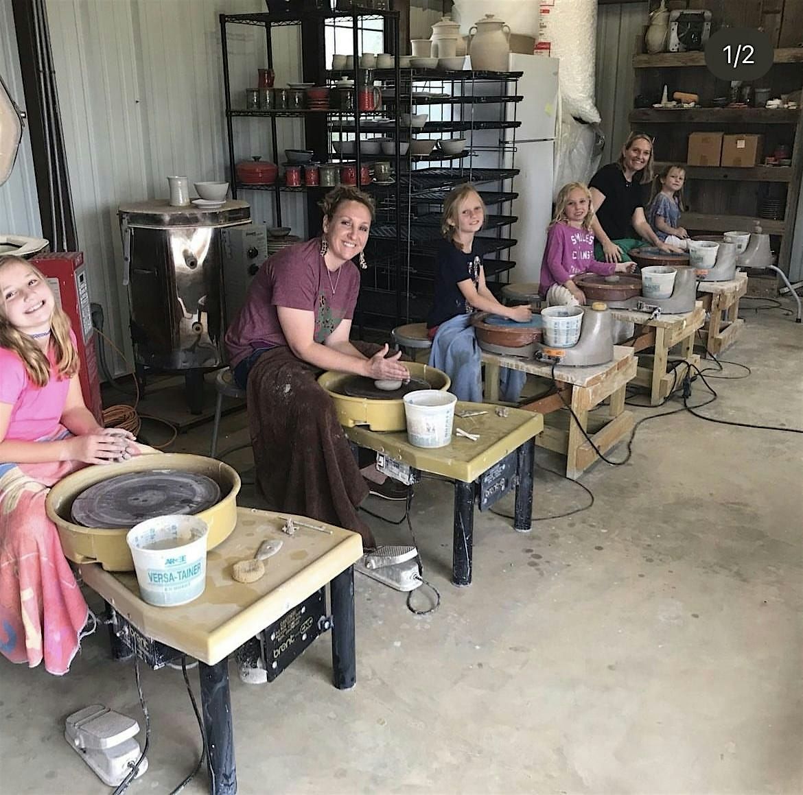 Private Pottery Class for Susan and Friends