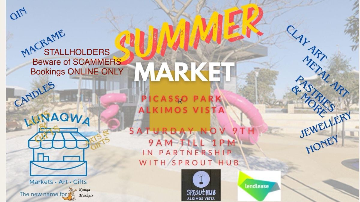 Summer Market at Picasso Park, Alkimos