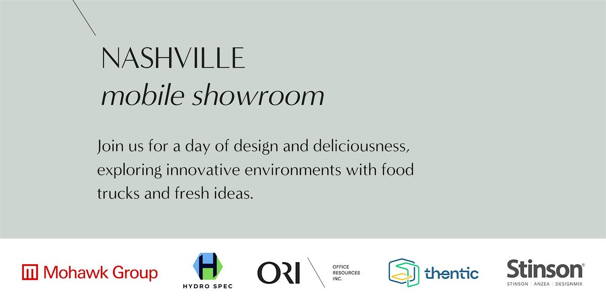 Nashville Mini Vendor Fair with 2 Mobile Showrooms