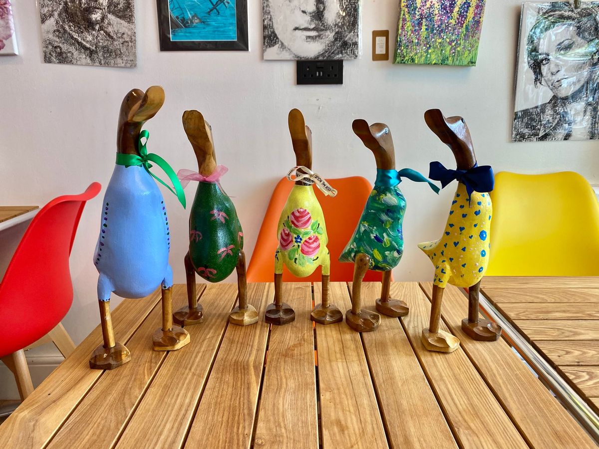 Painted Wooden Duck Workshop