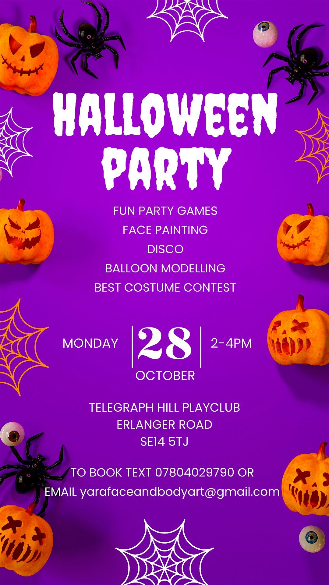 HALF TERM HALLOWEEN PARTY