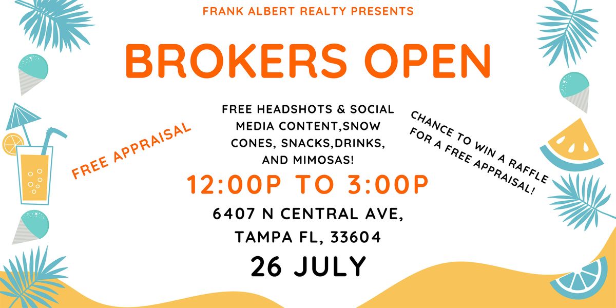 Snow Cones & Snapshots (Brokers Open)