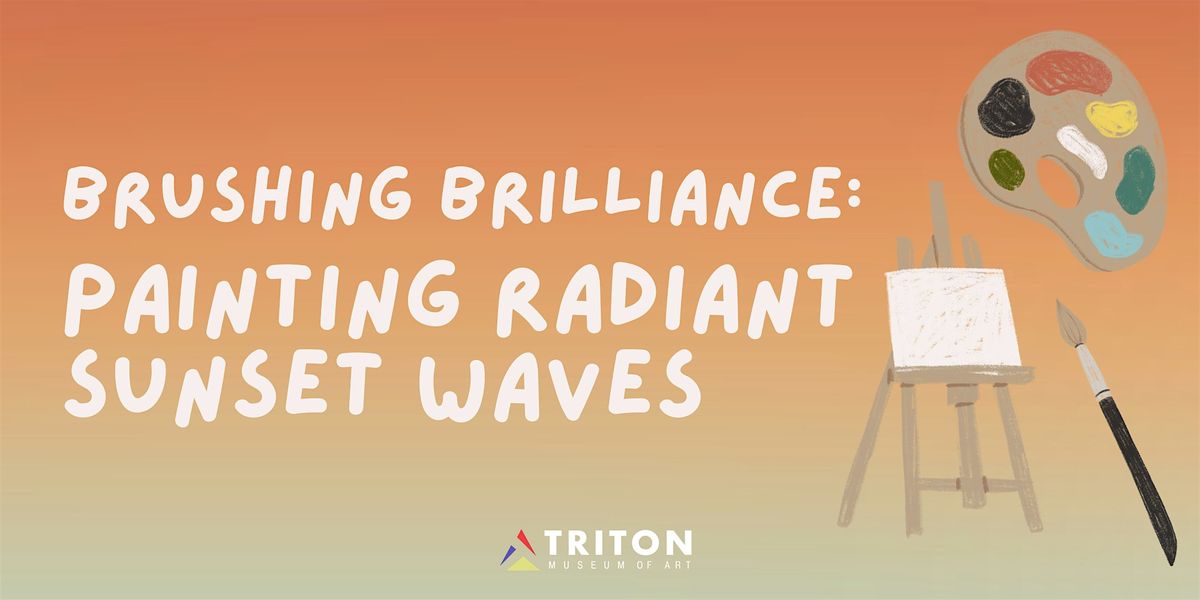 Brushing Brilliance: Painting Radiant Sunset Waves