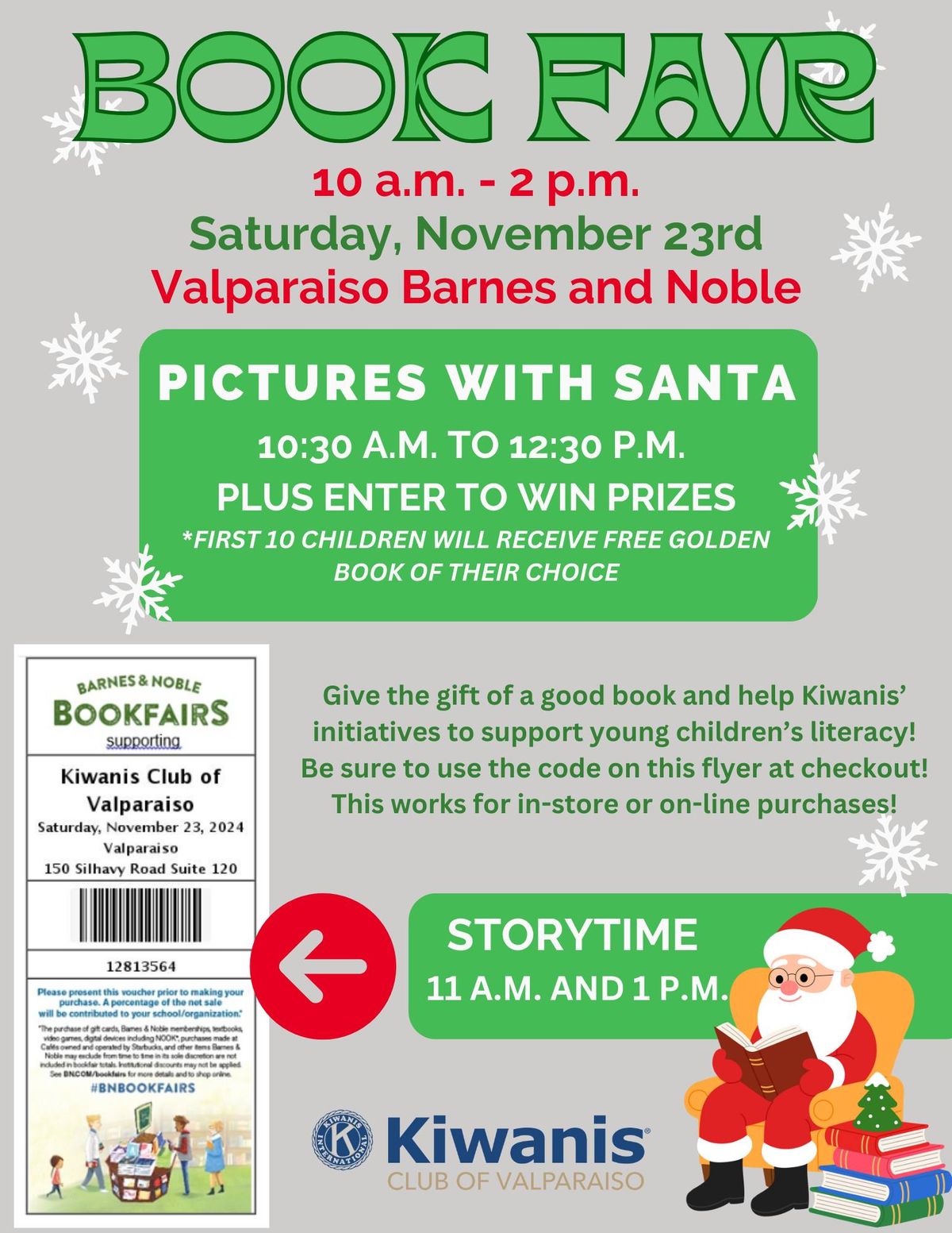 Book Fair with Santa