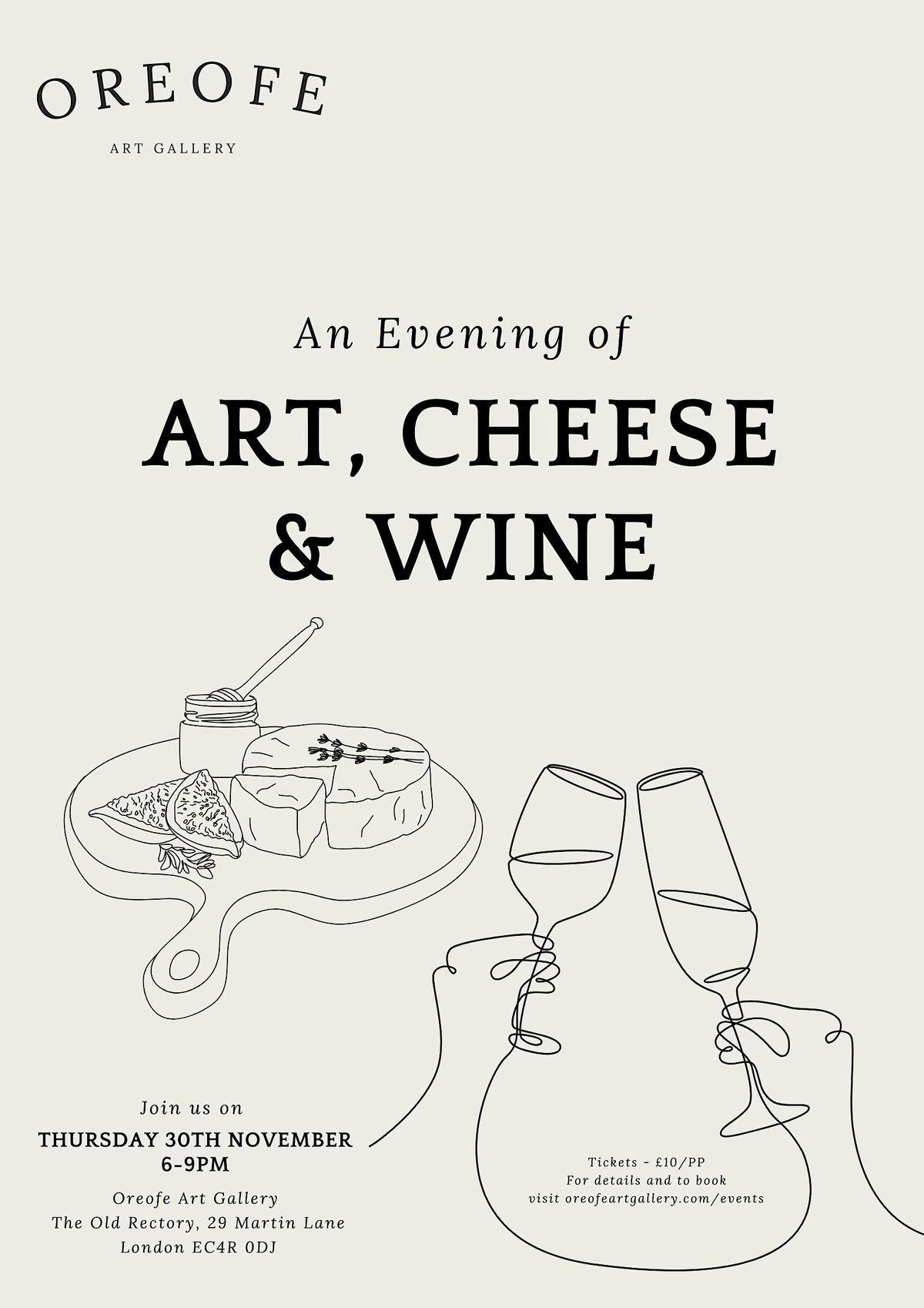 An Evening Of Art, Cheese and Wine | Oreofe Art Gallery