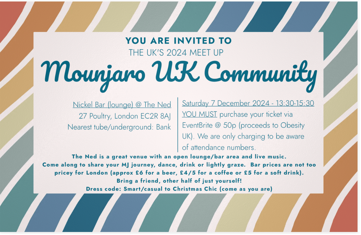 Mounjaro UK 2024 Christmas Meet-Up