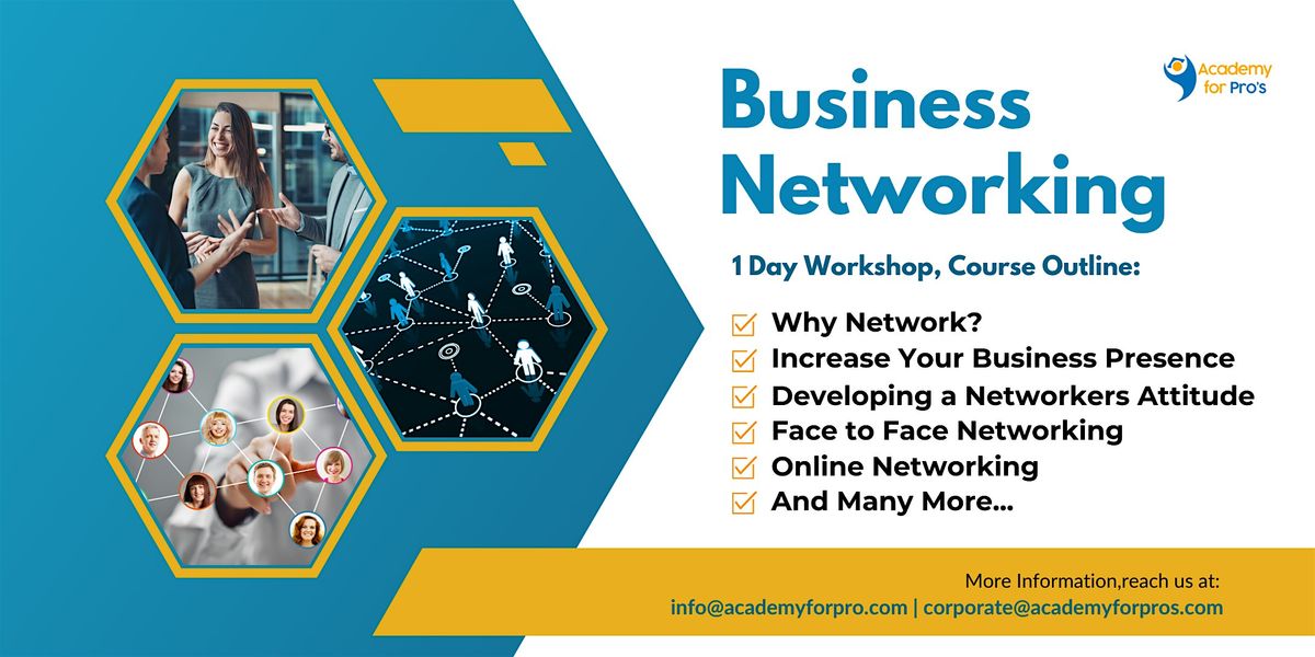 Business Networking 1 Day in Knoxville, TN, For venue details