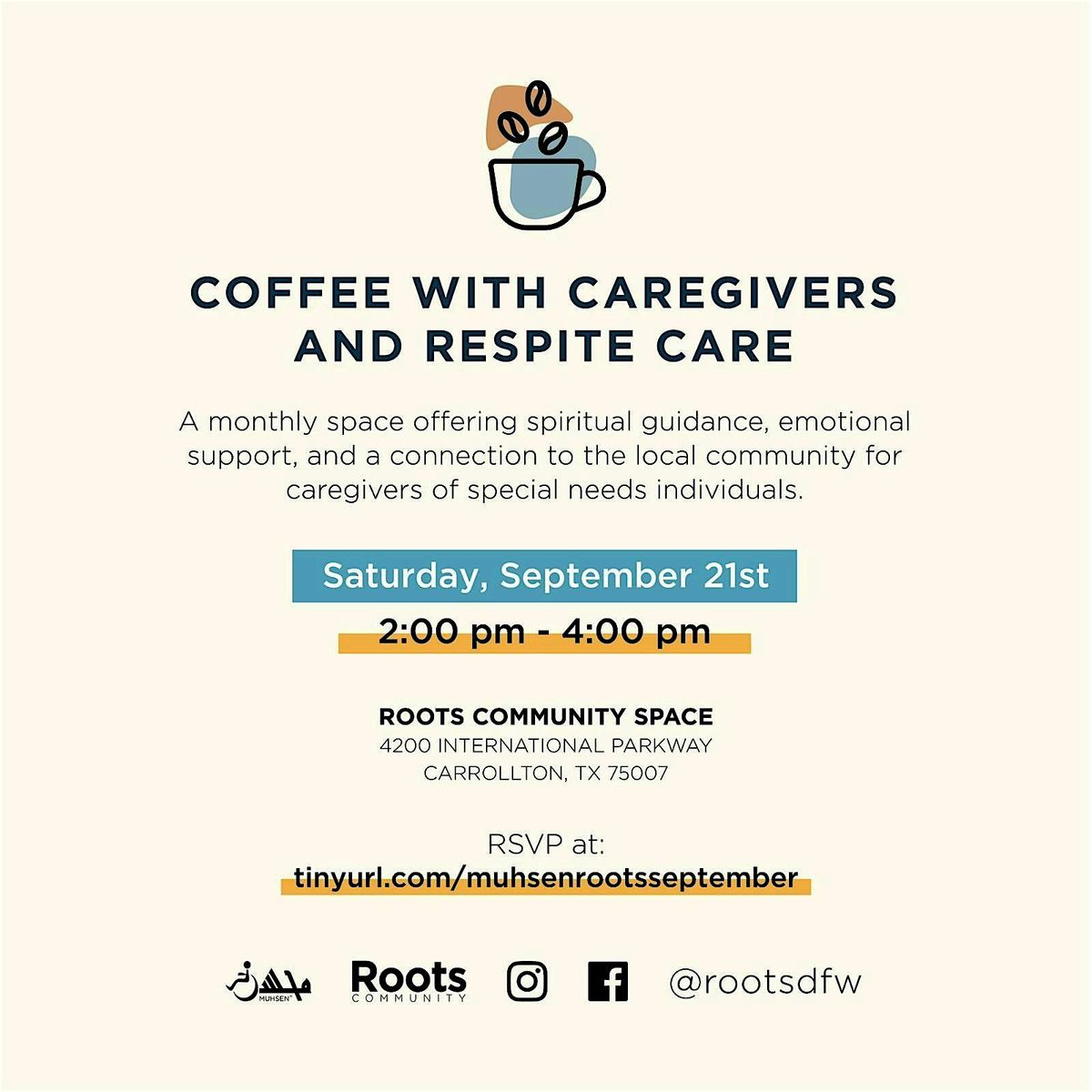 MUHSEN x Roots September Coffee for Caregivers